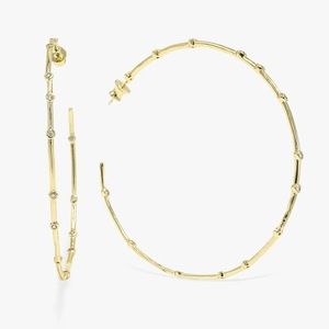 Melinda Maria Big A** Hoops GOLD - NWOT
